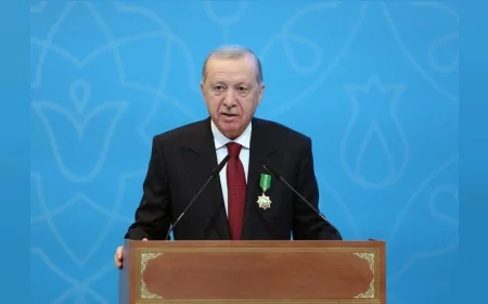 CUMHURBAŞKANI RECEP TAYYİP ERDOĞAN: “HAZAR GEÇİŞLİ ORTA KORİDOR’U ENERJİ TAŞIMACILIĞI İÇİN DE GÜÇLENDİRECEĞİZ”