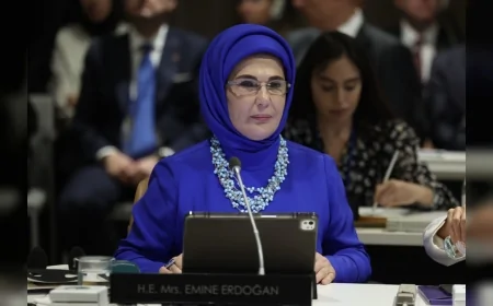 CUMHURBAŞKANI EŞİ EMİNE ERDOĞAN: “ULUSLARARASI SIFIR ATIK FORUMU COP31 SÜRECİNE KATKI SUNACAK”