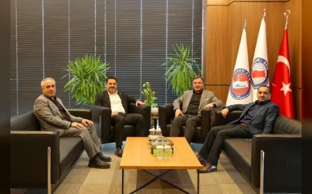 Memur-Sen Çorum İl Temsilcisi Fatih Okumuş’tan Diyanet-Sen Genel Başkanı Ali Yıldız’a ziyaret