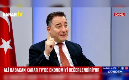 DEVA Partisi Genel Başkanı Ali Babacan: “Merkez Bankası’nın enflasyon beklentisi arttıysa asgari ücrete yüzde 8 ara zam şart”