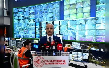 ULAŞTIRMA VE ALTYAPI BAKANI ABDULKADİR URALOĞLU: “AKILLI ULAŞIM SİSTEMLERİ MERKEZİMİZDE BAYRAM TRAFİĞİNİ ANLIK OLARAK TAKİP EDECEĞİZ”
