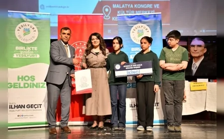 Yeşilyurt’ta öğrenciler “Başarının sırrı çalışmak mı zeka mı” sorusunu münazarada tartıştı