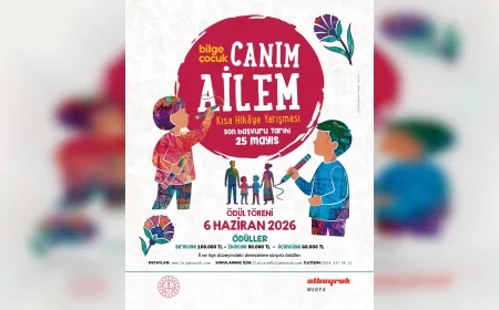 Bilge Çocuk “Canım Ailem” Hikâye Yarışması İçin Başvuru Süresi 25 Mayıs’a Uzatıldı