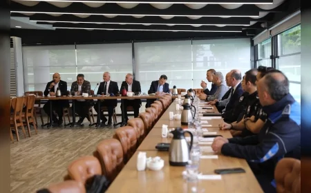Bursa’da 17 İlçenin Zabıta Müdürlükleri Kurban Bayramı Tedbirleri İçin Ortak Masada Buluştu