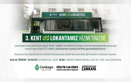 Çankaya Belediye Başkanı Hüseyin Can Güner Seyranbağları Kent Lokantası’nı Hizmete Açıyor