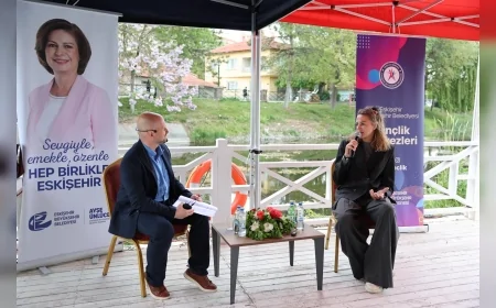 Eskişehir Büyükşehir Belediyesi’nin “Bir Sandalye, Bir Termos” Söyleşisinde Meryem Boz Gençlerle Buluştu