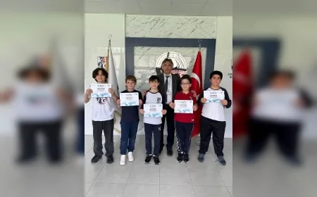Gökkuşağı Koleji Ankara Kampüsü SASMO Matematik Olimpiyatında 5 Madalya Kazanarak Singapur Dünya Finaline Yükseldi