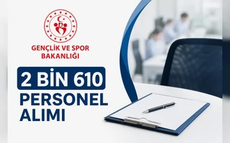 Gençlik ve Spor Bakanlığı 2 bin 610 sözleşmeli personel alımı yapacak KPSS B puanı ile başvurular 18-24 Mayıs 2026 tarihleri arasında başlıyor