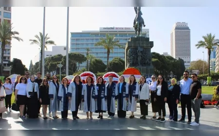 Rektör Yardımcısı Prof. Dr. Tahir Yağdı: “Bu zor şartlarda bu görevi ancak sevgiyle yapabilirdiniz” Ege Üniversitesi’nde Dünya Hemşireler Günü kutlandı