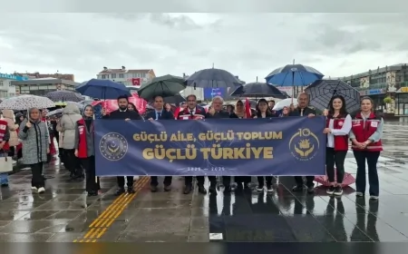 Çorum’da 15 Mayıs Uluslararası Aile Günü kapsamında “Güçlü Aile, Güçlü Türkiye” yürüyüşü düzenlendi
