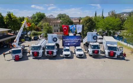 MİLAS BELEDİYE BAŞKANI FEVZİ TOPUZ: “21 YENİ ARAÇLA HİZMET AĞIMIZI DAHA DA GÜÇLENDİRECEĞİZ”