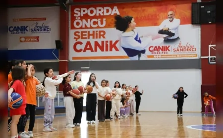 Canik Belediyesi sporcu yetenek taramalarıyla geleceğin şampiyonlarını keşfediyor