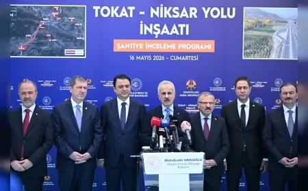 ULAŞTIRMA VE ALTYAPI BAKANI ABDULKADİR URALOĞLU: “TOKAT-NİKSAR YOLU İLE 40 DAKİKALIK YOLU 25 DAKİKAYA DÜŞÜRECEĞİZ”