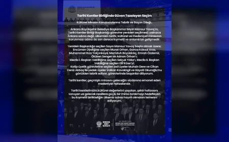 Ankara Kent Konseyi Başkanı Halil İbrahim Yılmaz: “Tarihi Kentler Birliği seçimleri kültürel miras adına kıymetli bir gelişme”