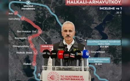 Ulaştırma ve Altyapı Bakanı Abdulkadir Uraloğlu: “Arnavutköy-Halkalı Hattı’nda test ve devreye alma çalışmalarında sona yaklaştık”