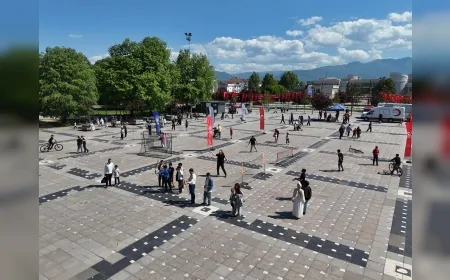 Düzce’de Gençlik Haftası Coşkusu Anıtpark’ta Spor ve Sanat Etkinlikleriyle Başladı