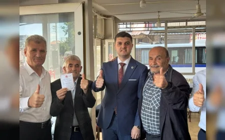 Yeniden Refah Partisi Genel Merkez Gençlik Kolları Başkan Yardımcısı Enes İzci: “Üye yapmaya yetişemedik, teşekkürler Ahmetli”