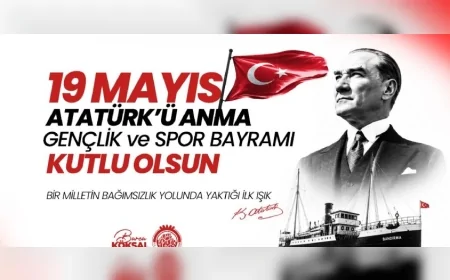 Afyonkarahisar Belediye Başkanı Burcu Köksal: “19 Mayıs umudun ve bağımsızlık inancının yeniden yeşerdiği tarihtir”