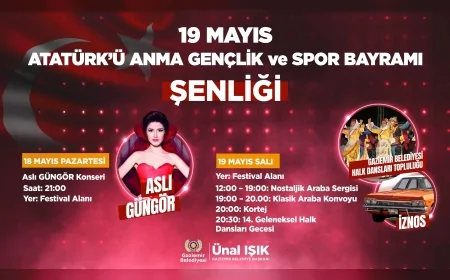 Gaziemir Belediyesi 19 Mayıs coşkusunu konser, kortej ve halk danslarıyla iki güne yayacak!