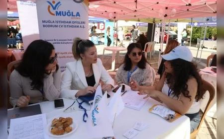 Muğla Büyükşehir Belediyesi İstihdam Ofisleri Kariyer Şenliği’nde öğrencileri iş ve kariyer fırsatlarıyla buluşturdu