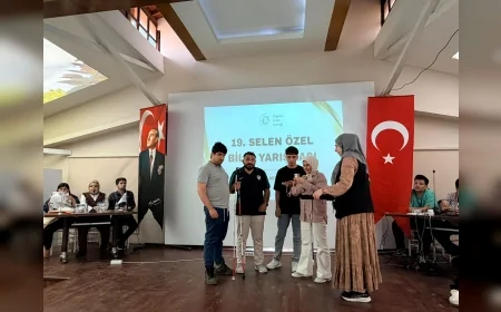 Eskişehir’de düzenlenen 19. Selen Özel Bilgi Yarışması erişilebilirlik ve dayanışma mesajlarıyla tamamlandı
