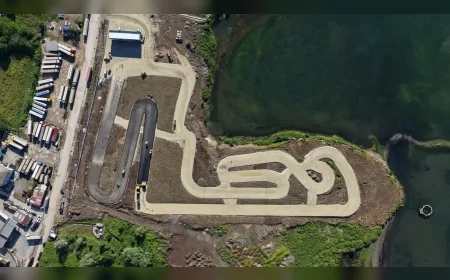 Başiskele’de yapımı süren Motor Sporları Gelişim Merkezi uluslararası organizasyonlara hazırlanıyor