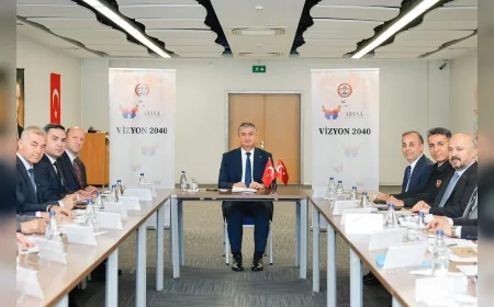 Adana Kalkınma Programı Yürütme Kurulu Toplantısında Vizyon 2040 Hedefleri Değerlendirildi