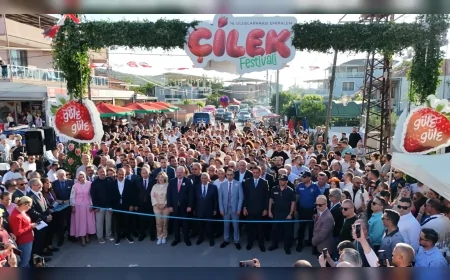 16. Uluslararası Emiralem Çilek Festivali Bir Milyonu Aşkın Ziyaretçiyi Menemen’de Buluşturdu