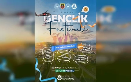 Sincan Belediyesi 19 Mayıs Gençlik Festivali’nde Gençleri Sincan Park’ta Buluşturacak