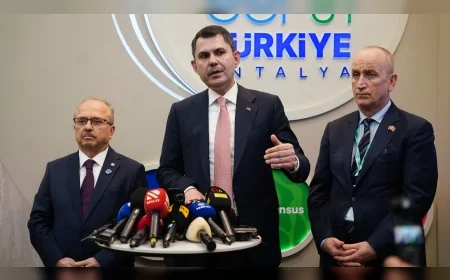 ÇEVRE, ŞEHİRCİLİK VE İKLİM DEĞİŞİKLİĞİ BAKANI MURAT KURUM: “COP31’DE DİRENÇLİ ŞEHİRLERİ GÜNDEME TAŞIYACAK, UYGULAMA ODAKLI ADımlar İSTİYORUZ”