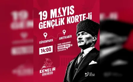 CHP Gençlik Kolları 19 Mayıs’ta Özgür Özel’in katılımıyla Güvenpark’tan Anıtkabir’e yürüyecek