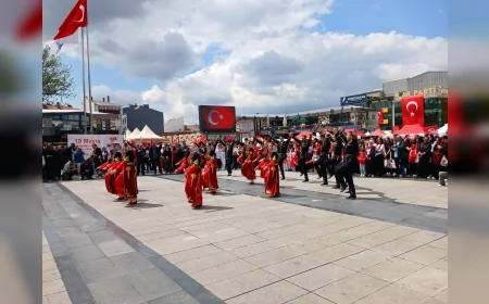 Çorum’da 19 Mayıs’ın 107. Yılı Coşkulu Tören ve Gösterilerle Kutlandı