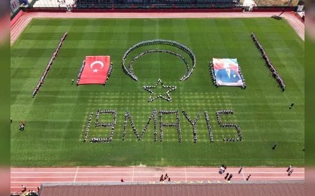 Aliağa’da 19 Mayıs Atatürk’ü Anma Gençlik ve Spor Bayramı 107 Yıl Dönümü Coşkuyla Kutlandı