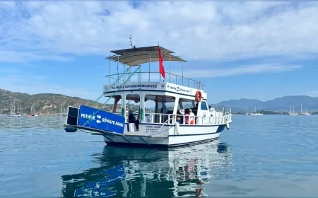 Muğla Büyükşehir Belediyesi yaz sezonunda deniz ulaşımı seferlerini yeniden başlattı