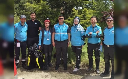 Çorum İl Sağlık Müdürlüğü 5. Bölge UMKE Tatbikatına 27 Gönüllüyle Katıldı