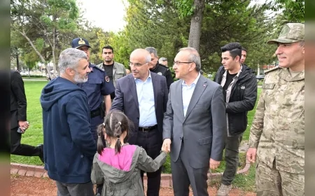 Malatya Büyükşehir Belediye Başkanı Sami Er deprem sonrası sahaya indi vatandaşlarla görüştü