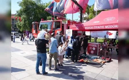Düzce Belediyesi 19 Mayıs ve Gençlik Haftası’nı Anıtpark’ta Renkli Etkinliklerle Kutladı