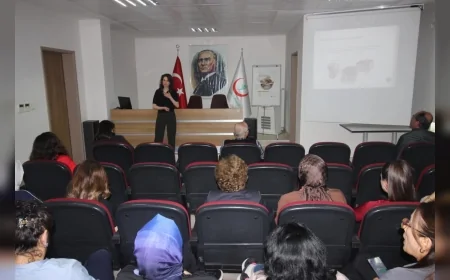 Çorum İl Sağlık Müdürlüğü’nde fiziksel aktivite ve dengeli beslenme eğitimi düzenlendi