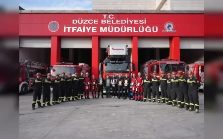 Düzce İtfaiyesi ile Fransız kurtarma ekibinin depremde başlayan dayanışması kardeşliğe dönüştü