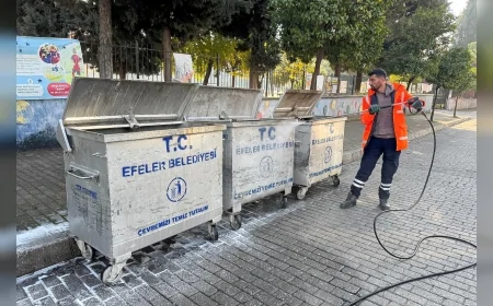 Efeler Belediyesi Kurban Bayramı öncesi ilçe genelinde temizlik seferberliği başlattı