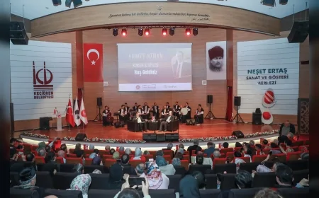 Keçiören’de Düzenlenen Ahmet Özhan Konseri ve Söyleşi Programı Yoğun İlgi Gördü