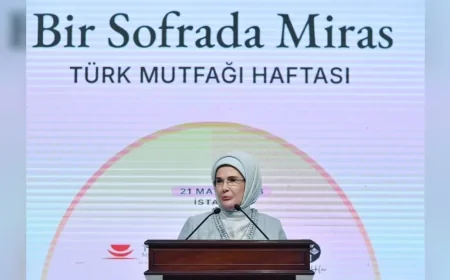 Cumhurbaşkanı Recep Tayyip Erdoğan’ın Eşi Emine Erdoğan: “Türk Mutfağı Anadolu’nun Ruhunu Dünyaya Taşıyan Kültür Elçisidir”