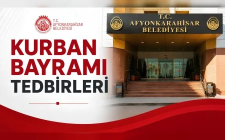 Afyonkarahisar Belediyesi Kurban Bayramı Öncesi 24 Saat Esasına Göre Kapsamlı Tedbir Planını Açıkladı