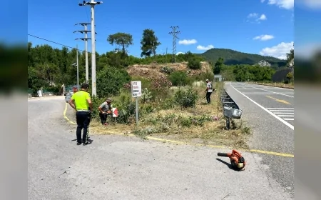 Marmaris Belediyesi Bayram Öncesi Yol Güvenliği ve Çevre Düzenleme Çalışmalarını Hızlandırdı
