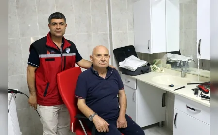 Yalova Belediyesi’nden Bayram Öncesi Huzurevi Sakinlerine Anlamlı Bakım Hizmeti