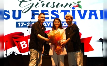 49. Uluslararası Giresun Aksu Festivali’nde konser coşkusu Atatürk Meydanı’na taştı