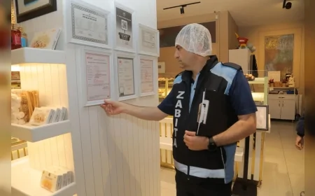 Edirne’de Bayram Öncesi Pastanelere Sıkı Denetim: Hijyen ve Fiyat Etiketleri Kontrol Edildi