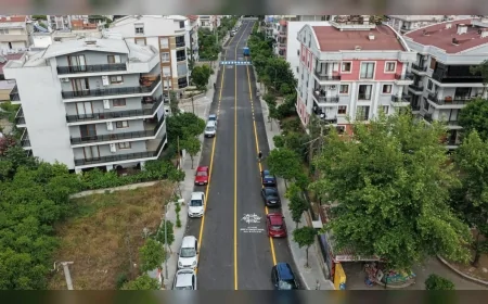 Aydın Büyükşehir Belediyesi Efeler’de Fidanlık Caddesi’ni yenileyerek vatandaşların hizmetine sundu