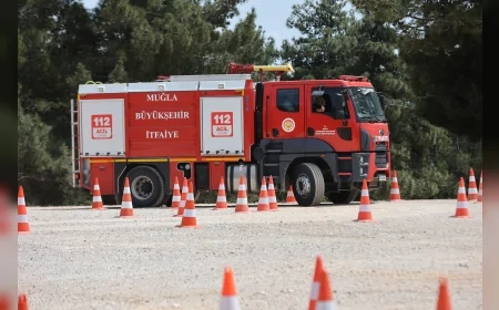 Muğla Büyükşehir Belediyesi İtfaiye Personeline Afetlere Hazırlık İçin Kapsamlı Eğitim Programı
