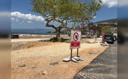 Bursa Büyükşehir Belediyesi Gemlik Sahili’nde 47 Bin Metrekarelik Düzenleme Çalışmalarını Hızlandırdı